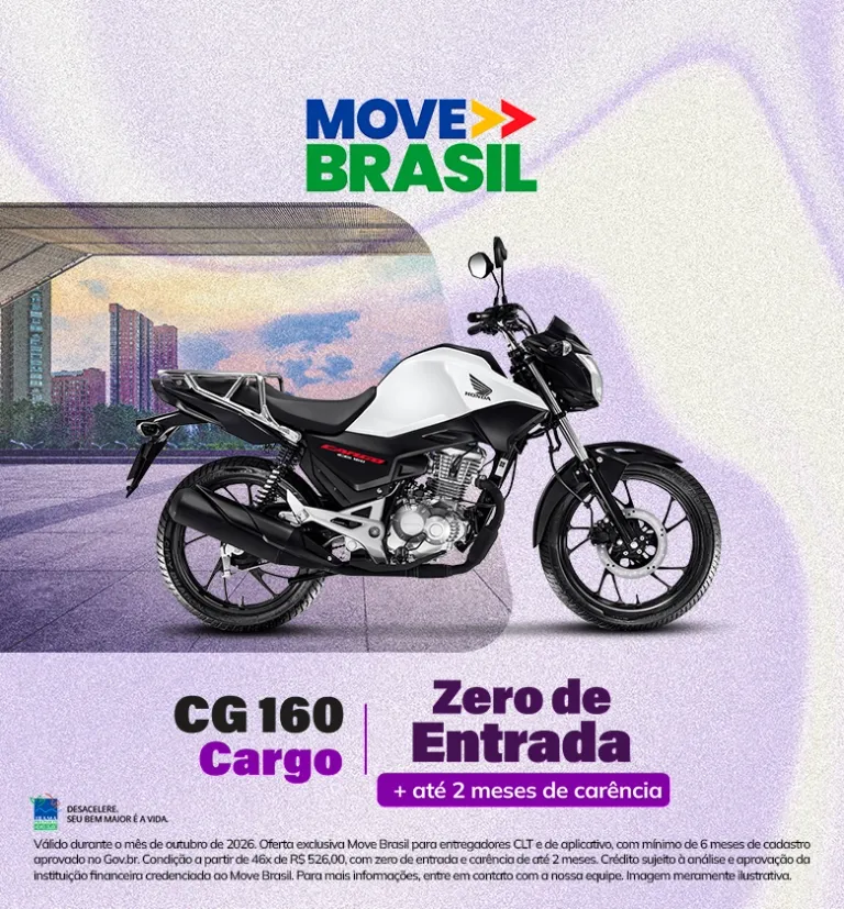 Banner CG 160 Cargo Move Brasil Pivetta Honda